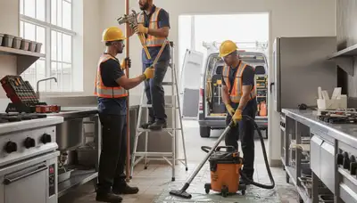 Emergency plumber repairing a pipe in Warwick, RI for fast leak and water damage service