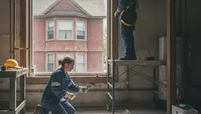 Plumber repairing a pipe in Warwick, RI for residential plumbing service