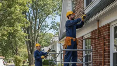Plumber repairing a plumbing issue in Warwick, RI for fast residential service