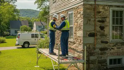 Plumber repairing a sink in Warwick, RI for reliable plumbing service