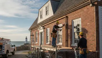 Plumber servicing a Warwick, RI home for plumbing repair and leak fixing