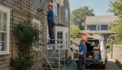 Plumber repairing a sink in Warwick, RI for local plumbing repair services
