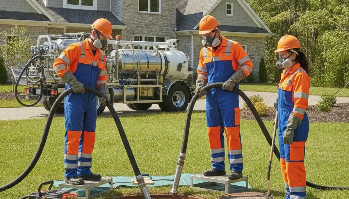 Septic tank cleaning service in Warwick, RI by On Call Plumbers