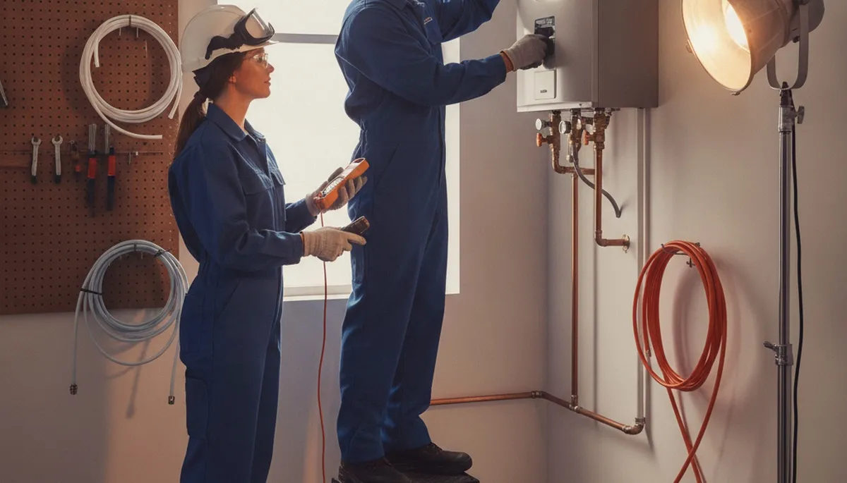 Tankless water heater installation service in Warwick, RI for efficient, endless hot water